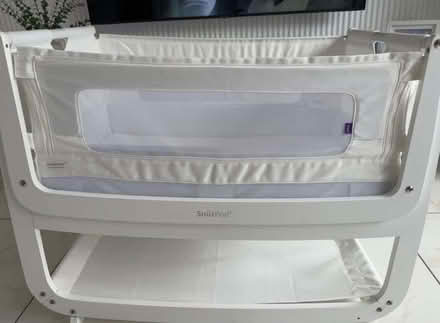 Photo of free Snuz Pod 4 bedside crib, white, inc mattress (Upper Wolvercote OX2) #1