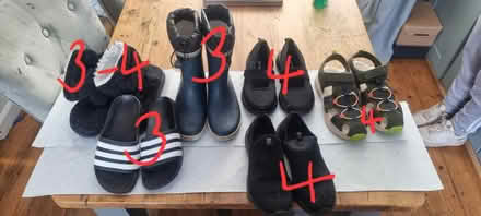 Photo of free 6 pairs of shoes/ boots size 3-4 (Warwick CV34) #1