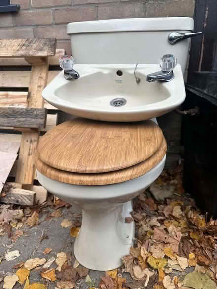 Photo of free Armitage Shanks Toilet + Hand Basin Set (Golden Triangle NR1) #1