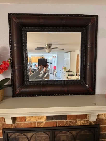 Photo of free leather look mirror (Marysville) #1