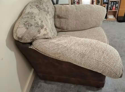 Photo of free Brown snuggle chair (Horbury WF4) #2