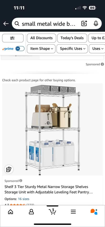 Photo of Free standing shelf pls (GL5) #1