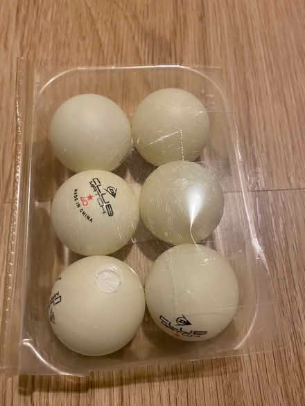 Photo of free Set of six ping pong balls (Odd Down) #1