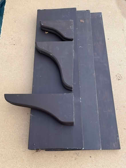 Photo of free 3 Wooden Shelves (St Stephens AL3) #1