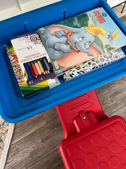 Photo of free Child’s writing/coloring desk (Newark, Old Baltimore Pike) #3