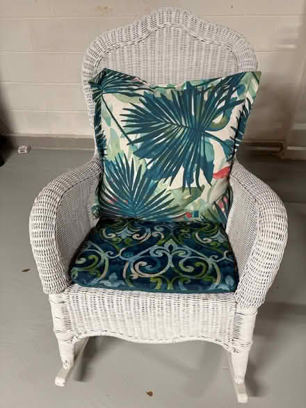 Photo of free Wicker Chair (Holmdel Park) #2