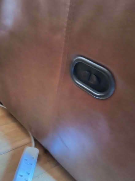 Photo of free Brown leather chair (Coal Aston S18) #2