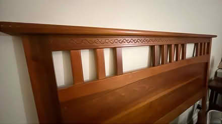 Photo of free Wooden headboard for double bed (Rhinebeck village) #2