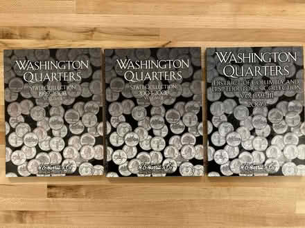 Photo of free State quarters collector books (Bedford MA near town center) #1