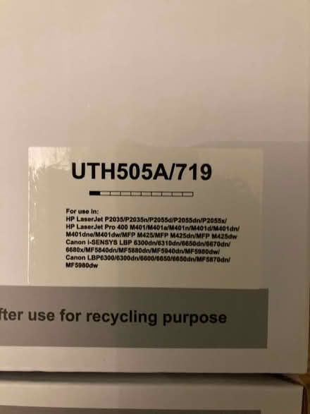 Photo of free Laser printer ink cartridges (CT5) #1