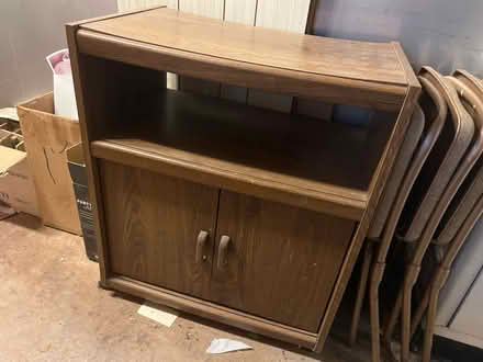 Photo of free Microwave cart (Flemington) #1