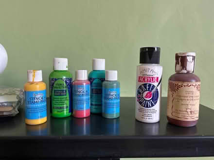 Photo of free Acrylic and Stencil Paints (South Woodchester GL5) #1