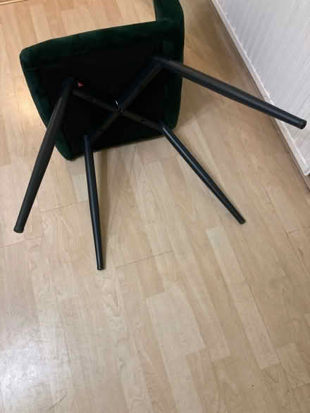 Photo of free Dark green vanity chair (BR2) #3