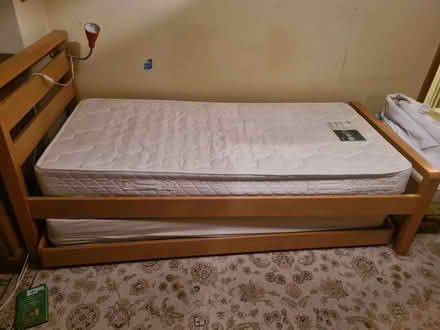 Photo of free Wooden single bed and truckle bed (Ham KT2) #1