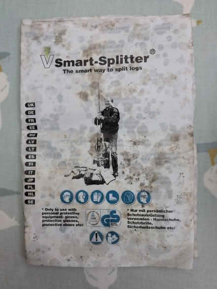 Photo of free Log splitter and wood block (RG4) #2