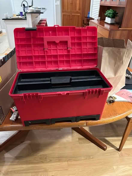 Photo of free Toolbox, misc hardware (03087) #1