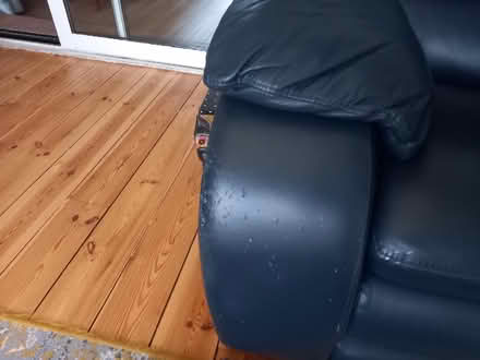 Photo of free 2 x 2 seater leather recliner sofas (Loughton, IG10 3DN) #1