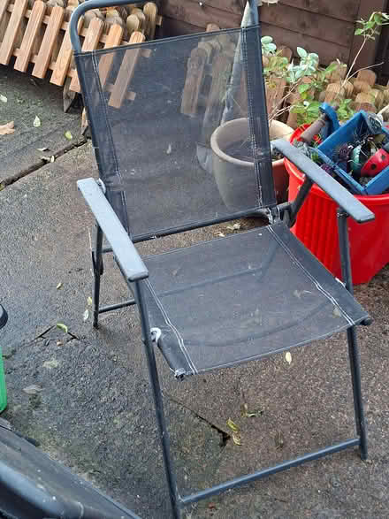 Photo of free Garden table and 6 chairs and parasol (Sainsburys GL52) #1