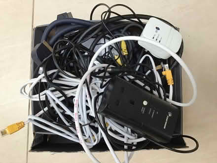 Photo of free Box of DIY spares, box of IT cables (Chiswick W4) #1