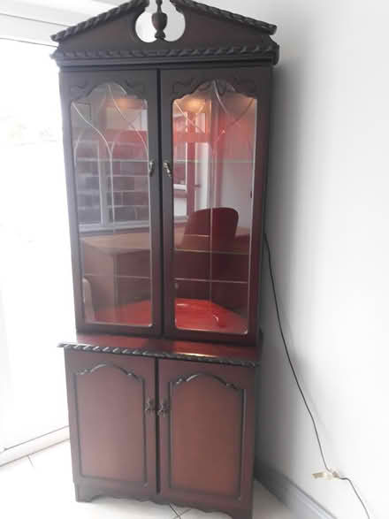 Photo of free mahogany corner unit (Crumlin Dublin 12) #1