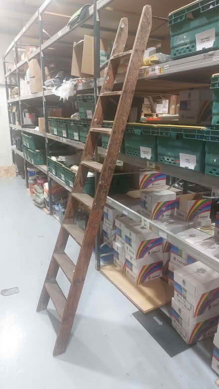 Photo of free Wooden ladder, approx 8' long (Walton Summit PR5) #1