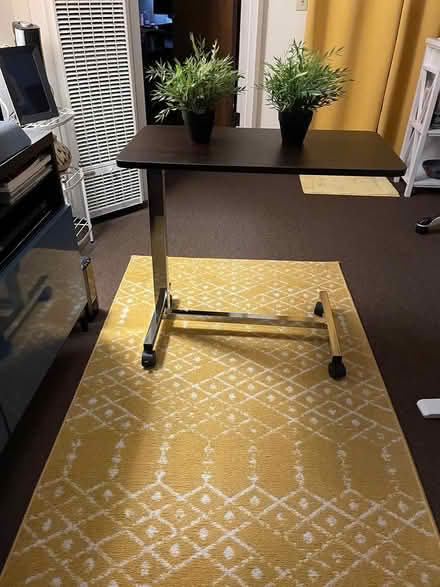 Photo of free Bedside Table/Laptop Rolling Cart (Mill Valley) #2