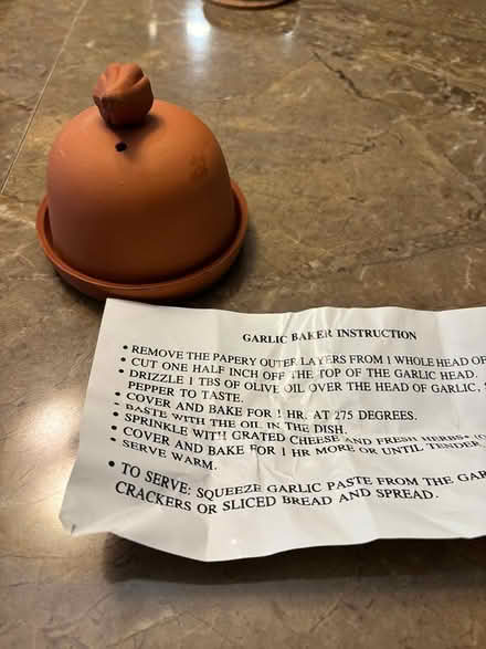 Photo of free Garlic Baker (Hillsborough--NE section) #1