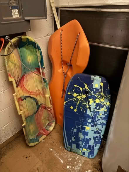 Photo of free 3 snow sleds (141 Fairfield Dr) #1