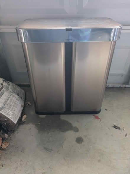 Photo of free SimpleHuman trash/recycling can (New Cut Farms) #1