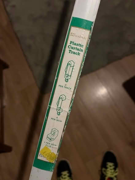 Photo of free 150cm plastic curtain track (Faraday Avenue B32) #2