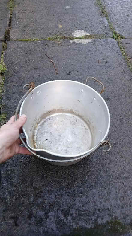 Photo of free Scruffy metal pot (Newburgh KY14) #1