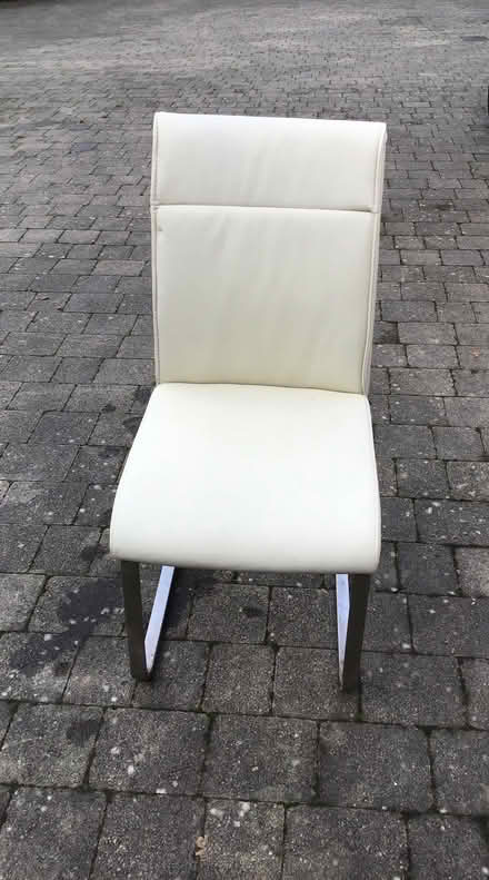 Photo of free Single White Dining Chair (Newby CA10) #1