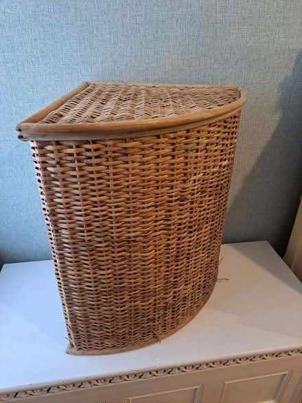 Photo of free Wicker laundry hamper (Penzance TR18) #1