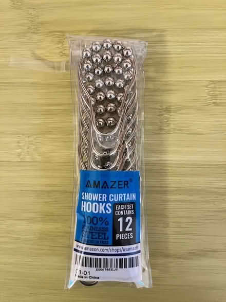 Photo of free Shower Curtain Hooks (west of Watertown Square) #1