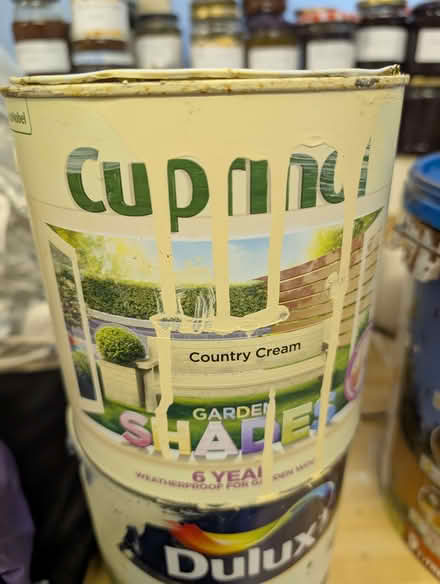 Photo of free Cuprinol garden paint - cream (sheds/fences etc) (Kidlington OX5) #1