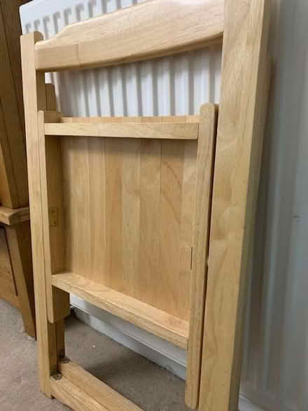 Photo of free Folding wooden chair (Swannington LE67) #2