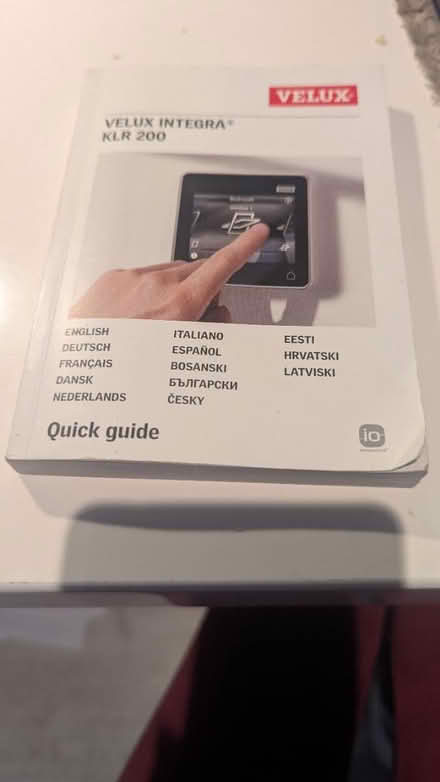 Photo of free Velux Integra Quick Guide (RG24 Old Basing) #1