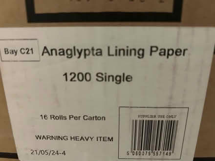 Photo of free Lining paper (S44 Glapwell) #1