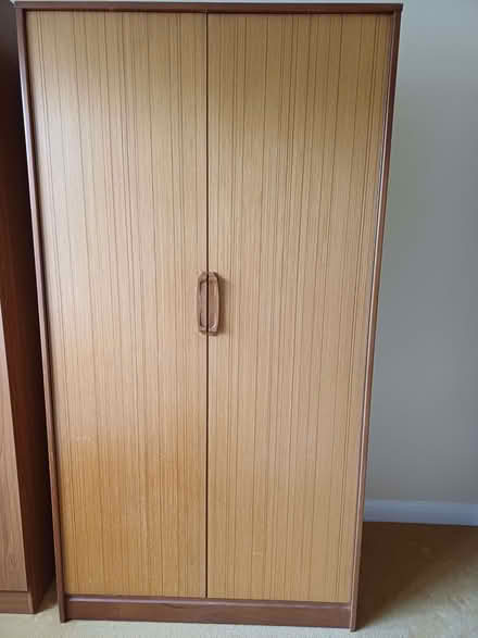 Photo of free double wooden or wood laminate wardrobe (Broad Oak TN31) #3
