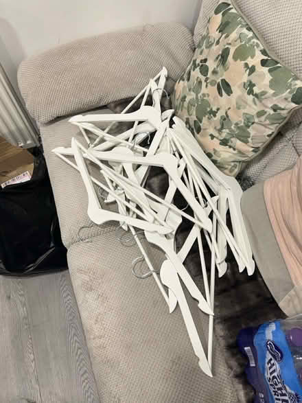 Photo of free Bunch of white hangers (Middleton) #3