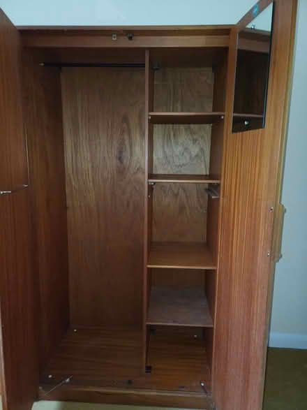 Photo of free double wooden or wood laminate wardrobe (Broad Oak TN31) #4