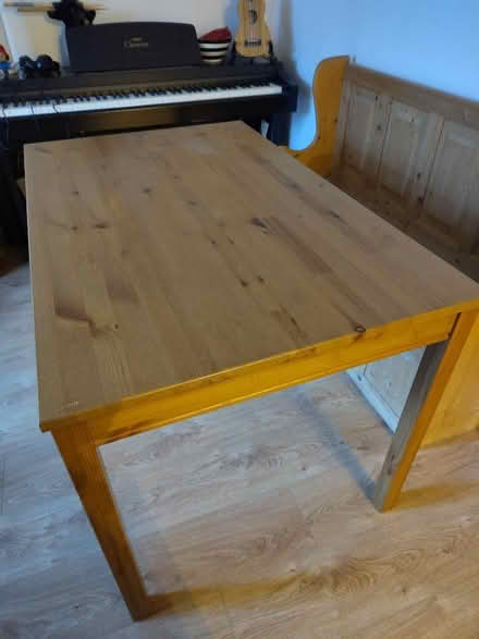 Photo of free IKEA pine dining / work table (King's Hedges Ward CB4) #2