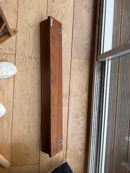 Photo of free Teak small shallow bathroom shelf (Cumnor OX2) #2