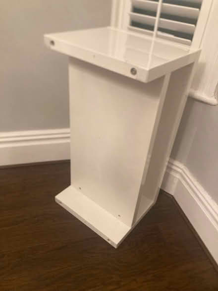 Photo of free Glossy white TV stand/furniture (Waterloo) #2