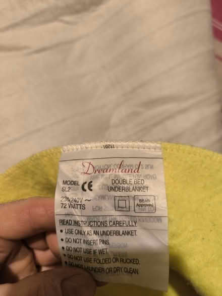 Photo of free Double Bed Electric Underblanket (Exeter +25 miles) #3