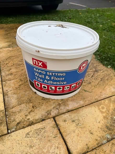 Photo of free Rapid setting wall and floor tile adhesive (Emerson's Green BS16) #1