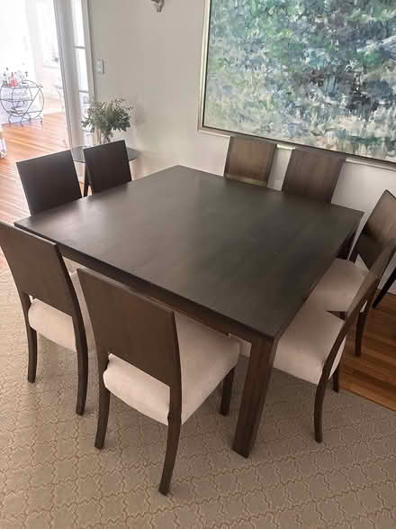 Photo of free Square dining table and 8 chair (Turramurra) #1