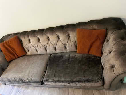 Photo of free Laura Ashley grey sofa (Wye (TN25)) #2