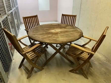 Photo of free Teak Patio Set (Dalkey) #2