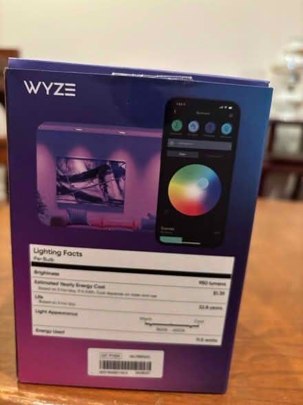 Photo of free Wyze Color Changing Bulb (Columbia, MD) #3